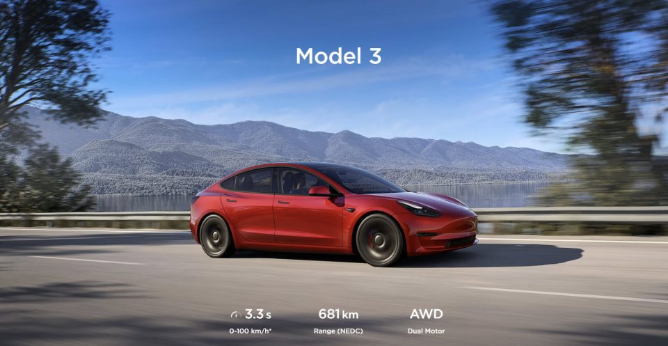 Tesla Model 3 2023 – ราคา สเปค และดอกเบี้ยตารางผ่อน